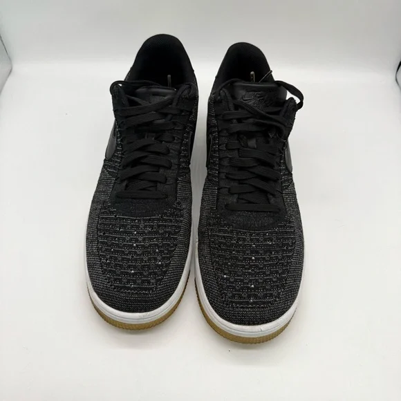 Nike Air Force 1 Flyknit Black sneakers Men’s Size 13 - Picture 3 of 12